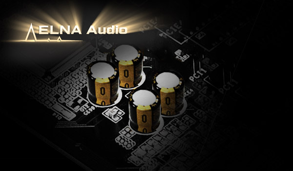 ELNA audio caps on the ASrock z390 motherboard
